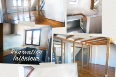 Rénovation complète d'appartement avant après réalisée par Elen à Neudorf